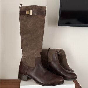 Louise et Cie Boots  Suede Leather Brown women’s tall boots size 9 M